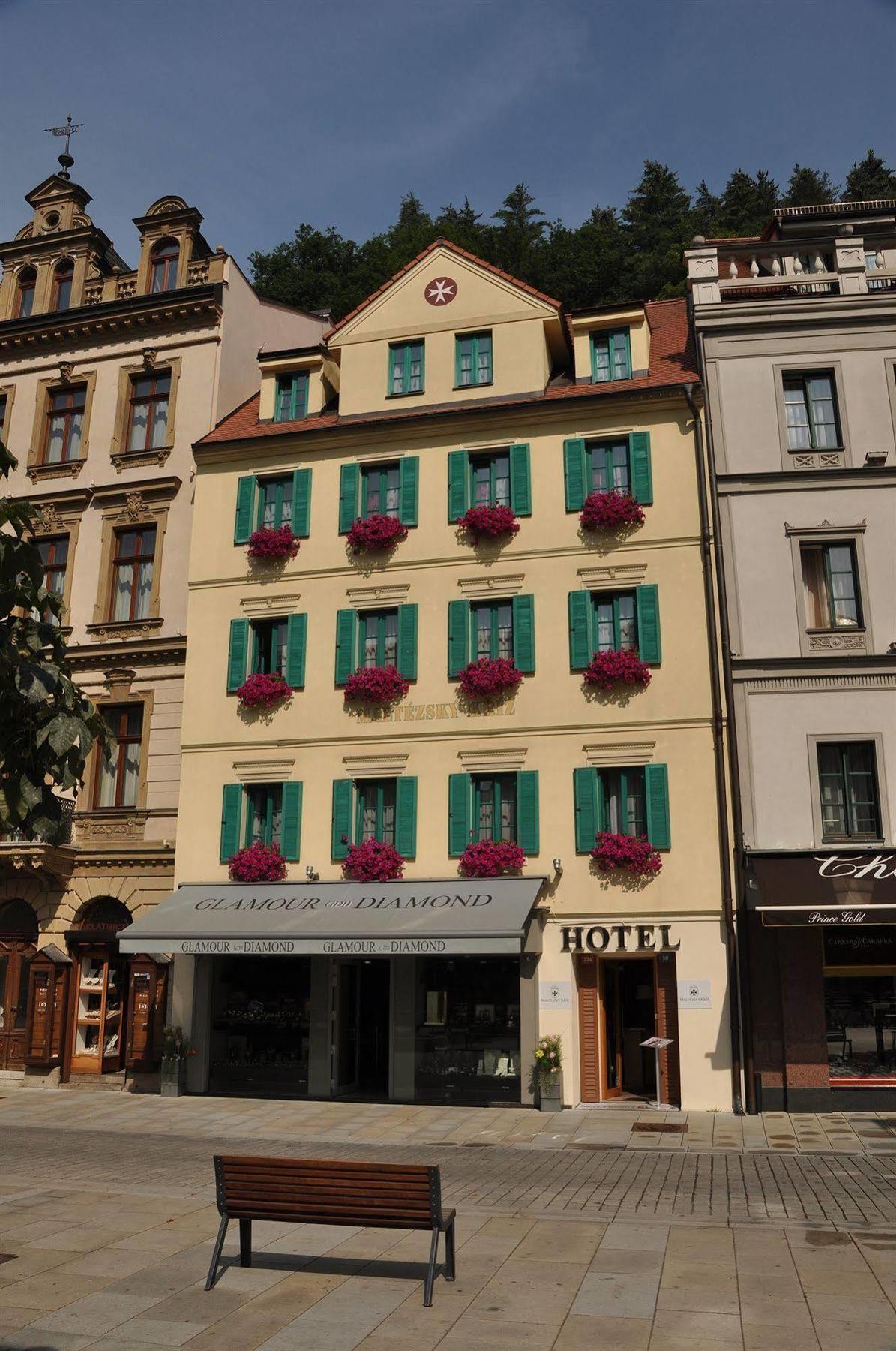 Hotel Maltezsky Kriz Карловы Вары Экстерьер фото
